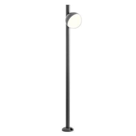 12W LED pastatomas lauko šviestuvas MAGNUS, tamsiai pilkas, 3000K, IP54, 90557