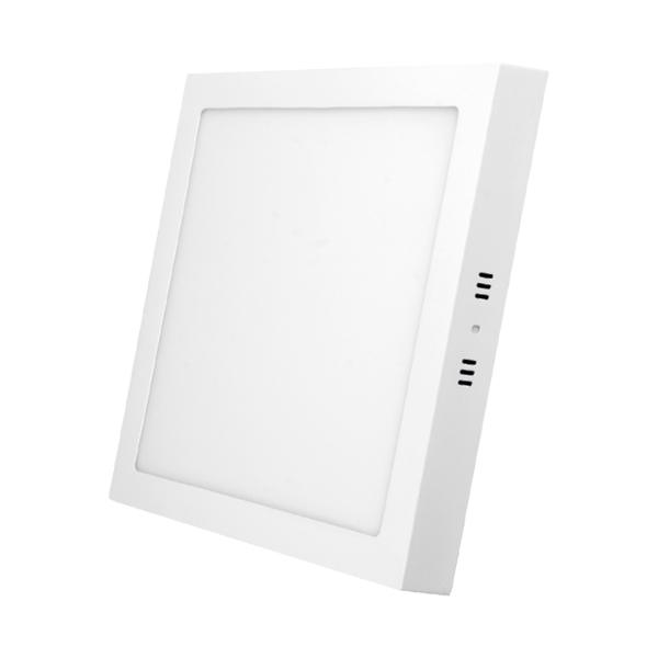 12W LED paviršinė panelė, balta, 2700K