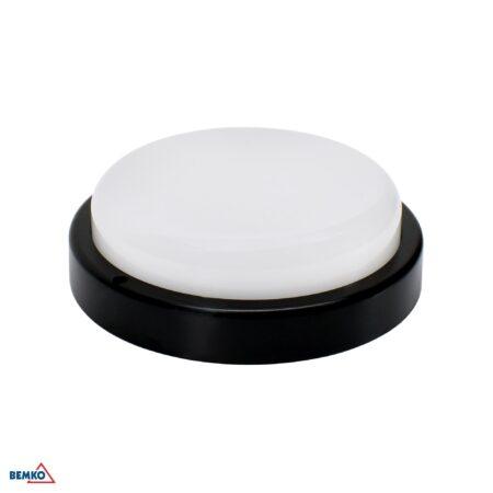 12W LED plafonas KANLO, juodas, 4000K, IP54, 120°