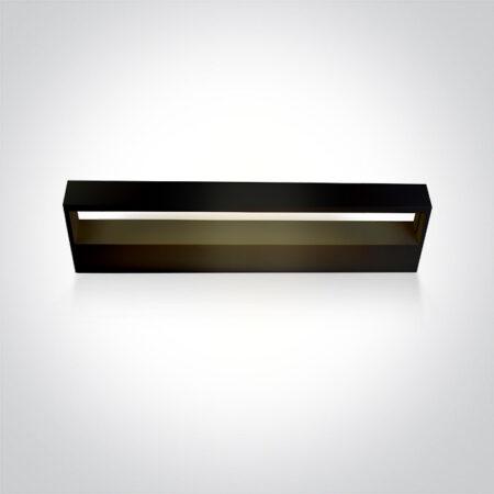 12W LED sieninis šviestuvas, juodas, 2700/3100/3500K, 38010A/B/V