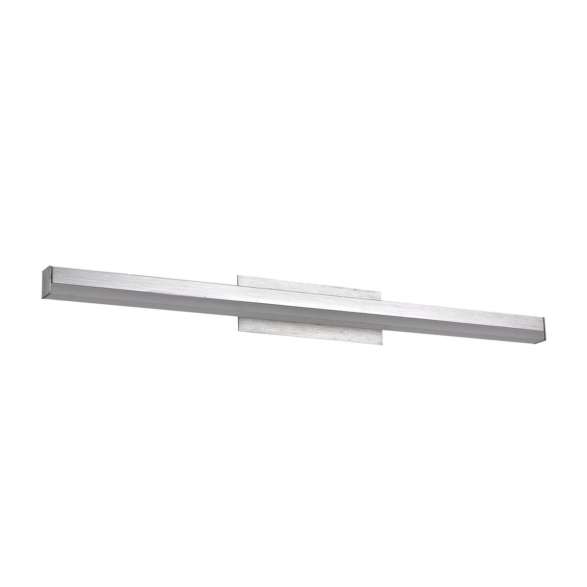 12W LED sieninis veidrodžio šviestuvas DANIEL, sidabro sp., 3000K