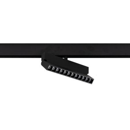 12W LED šviestuvas NORMAN ROTO į magnetinę sistemą MAGNETIC, juodas, 4000K