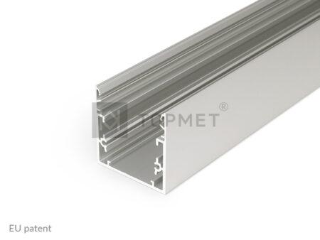 LED juostos profilis PHIL53, neanoduotas aliuminis, 2m