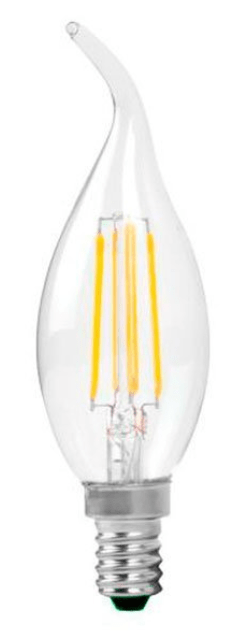 4W LED žvakės formos lemputė OPTONICA, E14, 2700K - Image 2