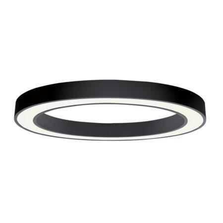 132W LED paviršinis lubinis šviestuvas RING, juodas, 4000K, DALI, 3915-0118-4-B-D3