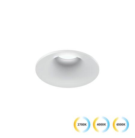 13W LED įleidžiamas šviestuvas ALVEY, baltas, 2700/4000/6500K, 4323100