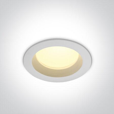 13W LED įleidžiamas vonios šviestuvas, baltas, 3000/4000/5000K, IP54, 10113B/W/V