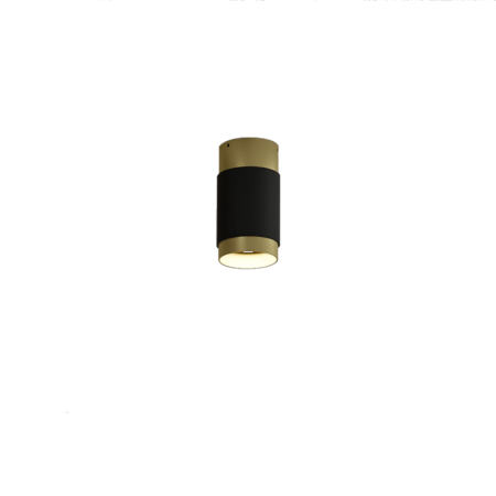 13W LED lubinis šviestuvas LUX, aukso/juodos sp., 3000K, P3989000ON