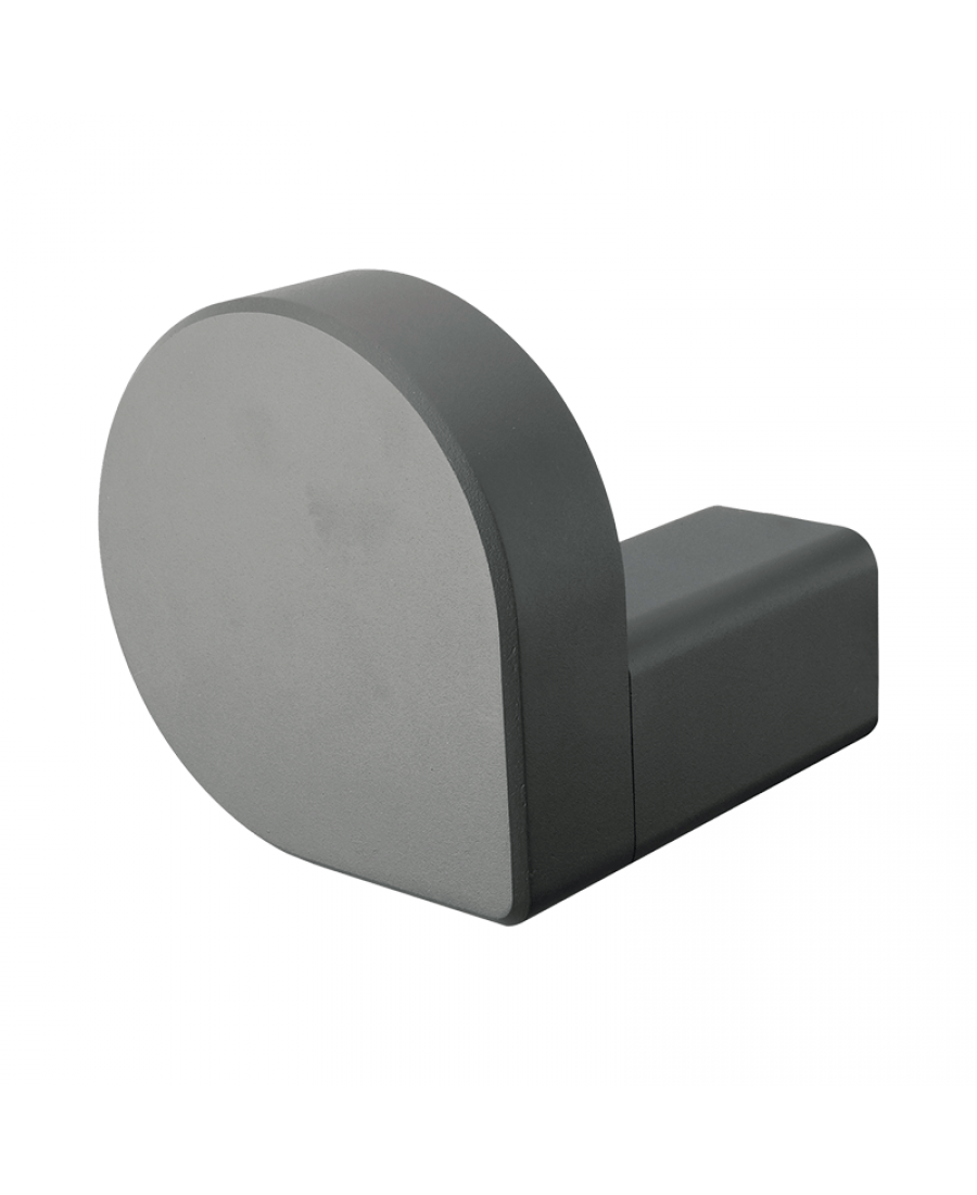 13W LED sieninis fasado šviestuvas, grafito sp., 3000K, IP65, E358