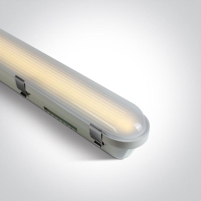 14/18/22/25W LED linijinis šviestuvas T8, pilkas, 3000/4000/6500K, IP65, 60cm, 38120M/V