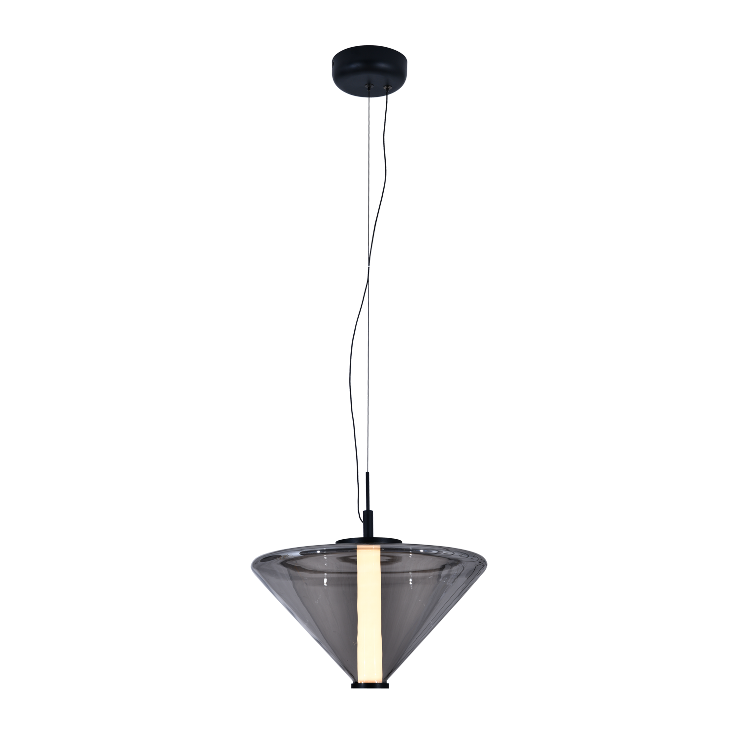 14,5W LED pakabinamas šviestuvas YARA, pilkos/dūmų sp., 2700K, C4012190FU