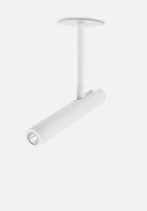 8,7W LED akcentinis įleidžiamo montavimo šviestuvas NEWTON SLIM, baltas, 3000K