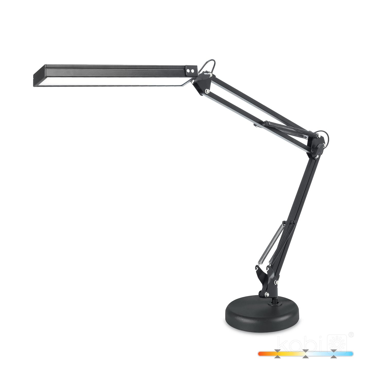 14W LED stalo šviestuvas TENUIX, juodas, 3000/4000/6000K