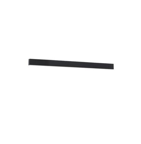 15W LED paviršinis linijinis šviestuvas SASA, juodas, 3000K, 580mm, 3917-01058-3-B-P-N