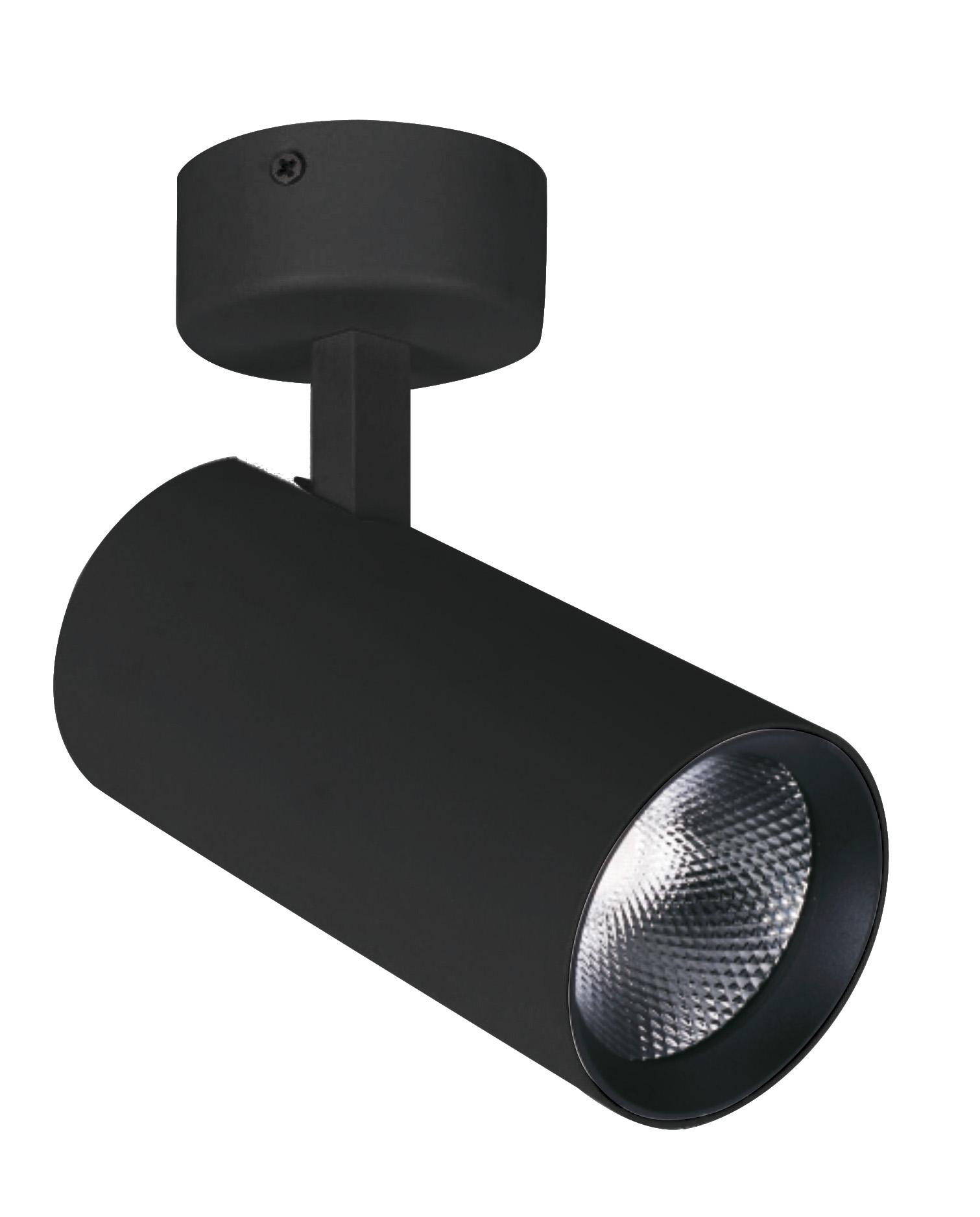 15W LED paviršinis šviestuvas NESTOR, juodas, 3000K, 4214501