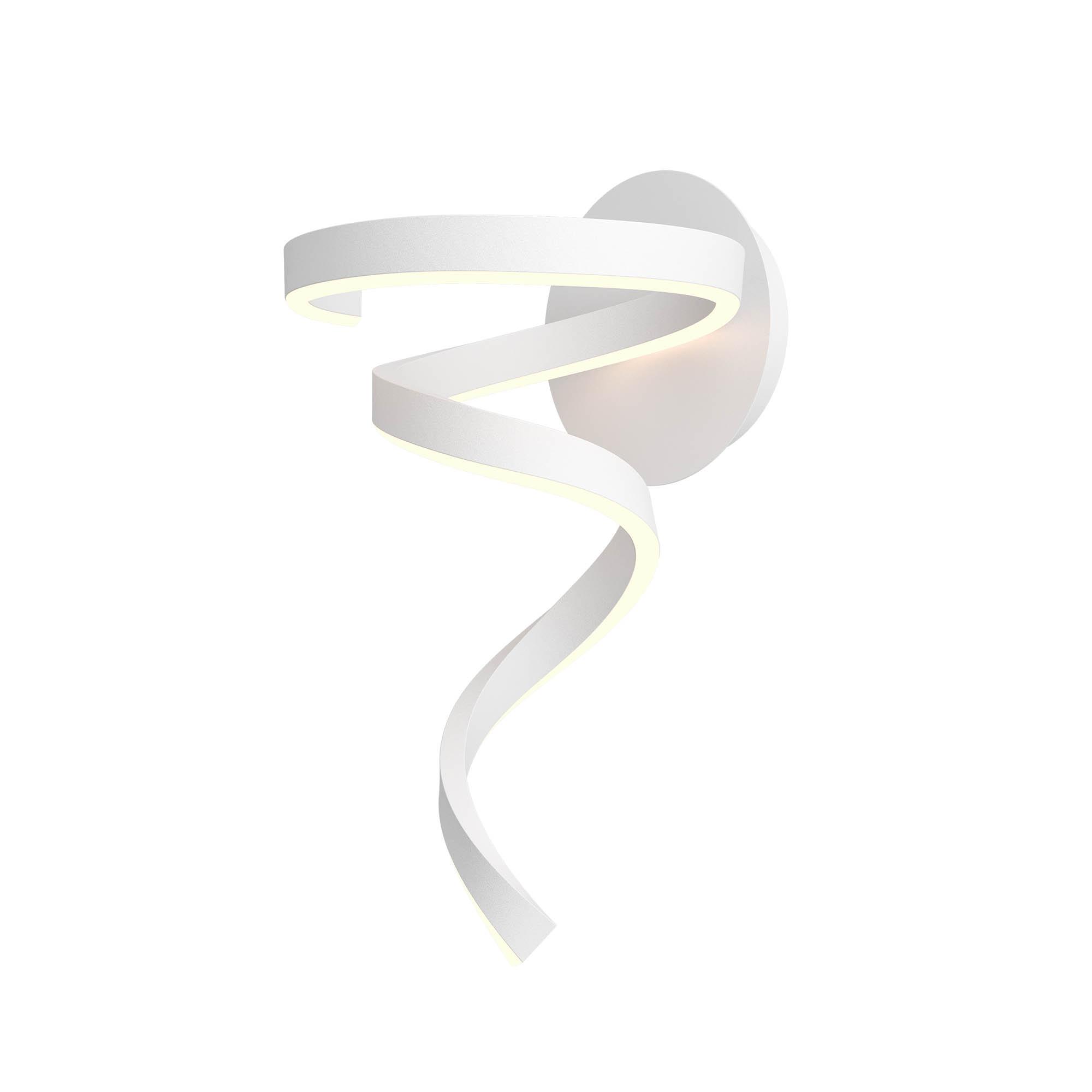 15W LED sieninis šviestuvas SCROLL, baltas, 3000/4000/6000K, dimeriuojamas, 01-4004