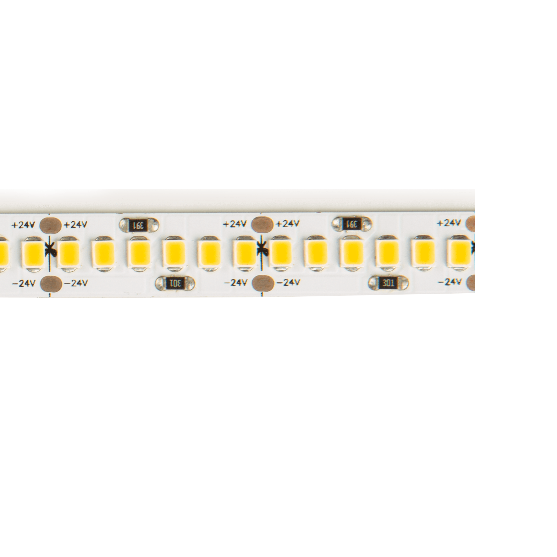 15W/m LED juosta, 240LED/m, CRI90, 3000K, IP65, 24V, 5m ritė, 346496