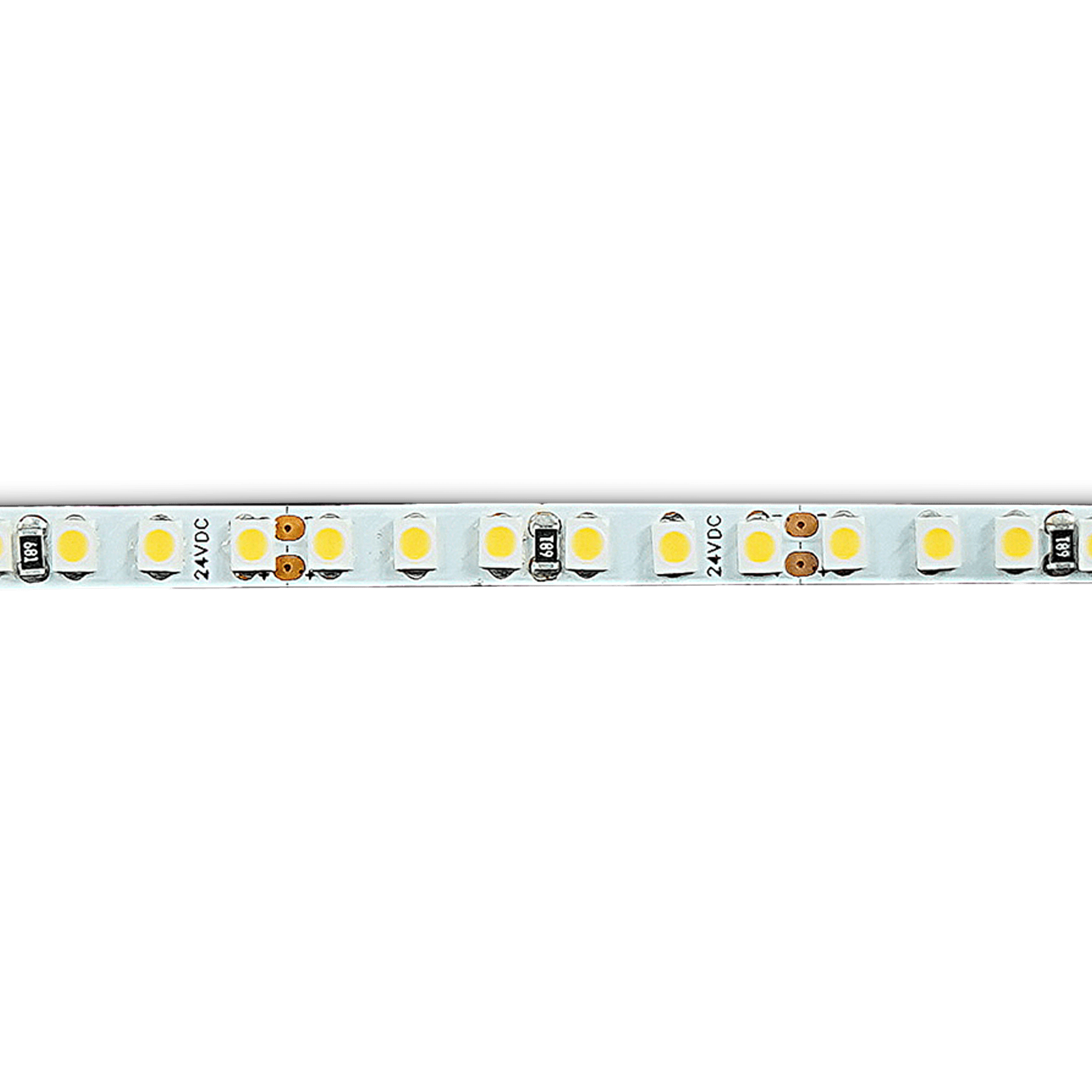 15W/m LED juosta, 5mm pločio, CRI90, 3000K, IP20, 24V, 5m ritė, 332239