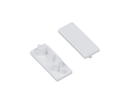 LED juostos profilio SURFACE14.v2 užbaigimai, balti, 2vnt.
