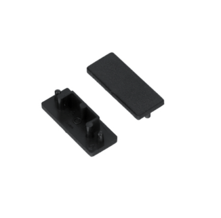LED juostos profilio SURFACE14.v2 užbaigimai, juodi, 2vnt.