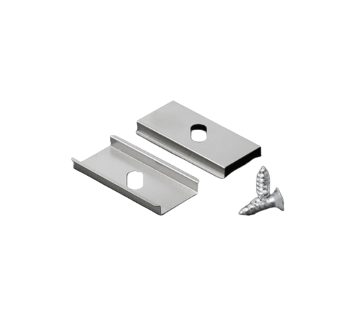 LED juostos profilio tvirtinimo elementas U1, plieno sp., 2vnt. - Image 2