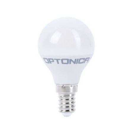 5,5W LED lemputė, E14, G45, 4500K