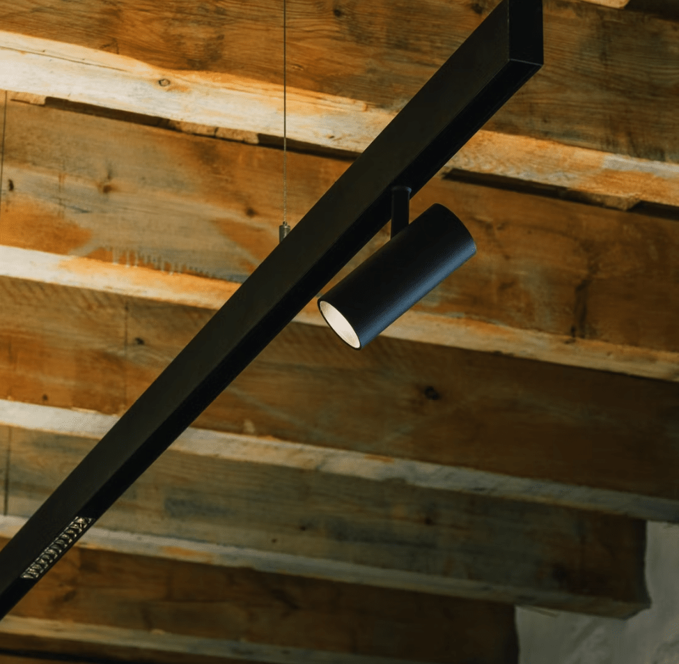 15W LED akcentinis šviestuvas į magnetines sistemas NEXIA, juodas, 3000K, 36˚, DALI