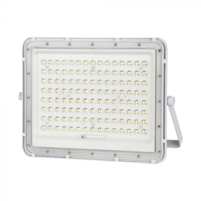 20W LED prožektorius su saulės baterija, baltas, 4000K - Image 2