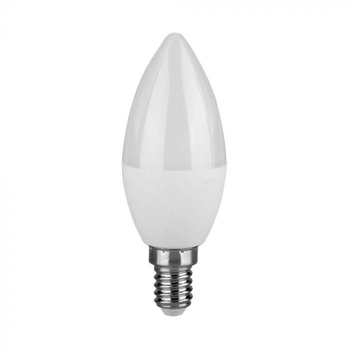 3,7W LED lemputė, E14, žvakės formos, 3000K, SAMSUNG LED chip