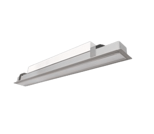 39W LED linijinis įleidžiamas šviestuvas X-LINE SLIM RECESSED LED COMPACT LINE-S, baltas, 4000K, IP40