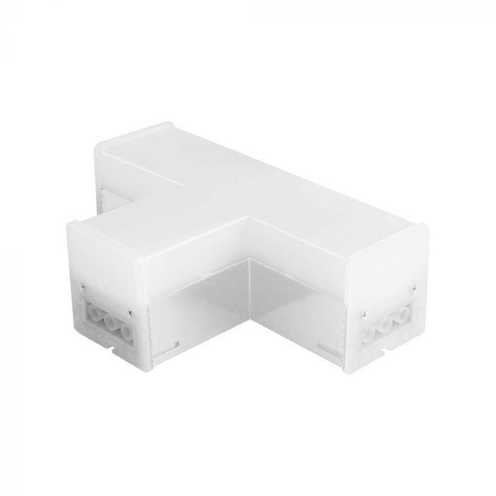 10W LED T formos linijinio šviestuvo sujungimas, baltas, 6500K