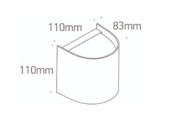 Sieninis šviestuvas, GU10, antracito sp., IP65, 67536A/AN