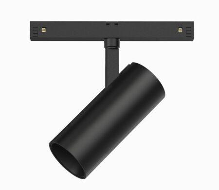 15W LED akcentinis šviestuvas į magnetines sistemas NEXIA, juodas, 3000K, 24˚, DALI
