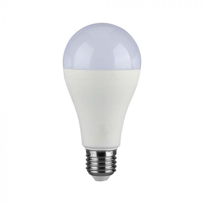 17W LED lemputė, A65, E27, termoplastinė, 4000K