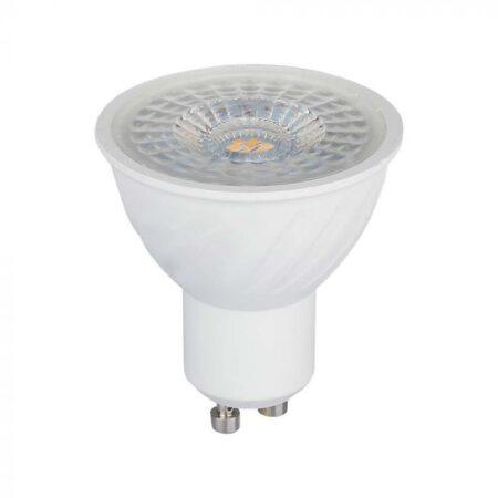 6W LED lemputė, GU10, šviesos kampas 110°, 3000K