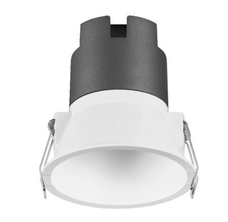 10W LED įleidžiamas šviestuvas TWIST PRO 93mm, baltas, 3000K