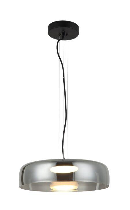 16W LED pakabinamas šviestuvas SIMPLE, juodos/dūmų sp., 3000K, 4302400