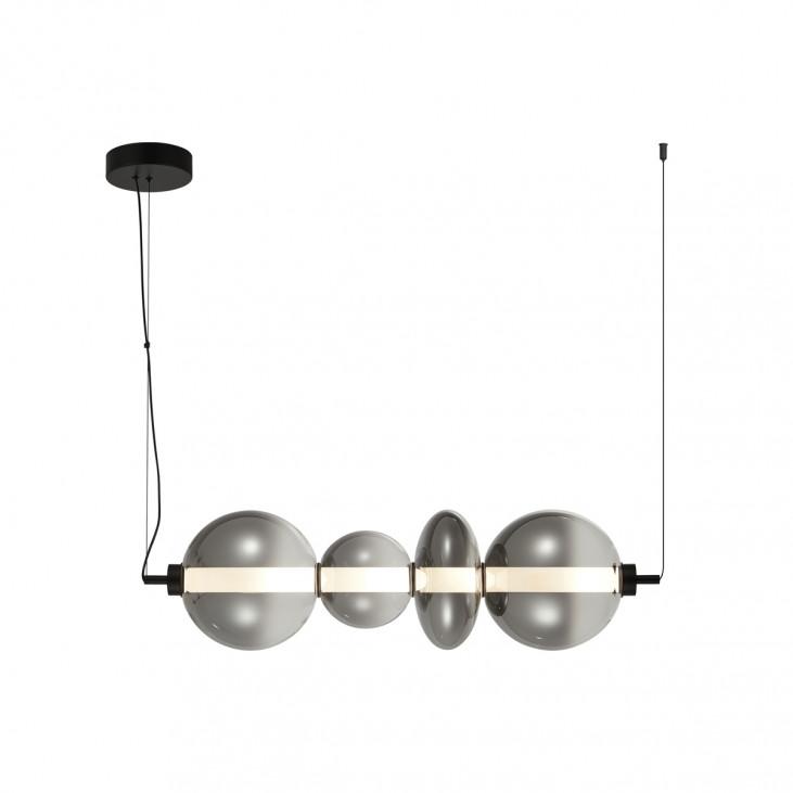 36W LED pakabinamas šviestuvas SONTE, juodas, 3000K