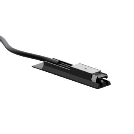 Magnetinio bėgelio SLIM MAGNETIC užmaitinimo jungtis, 48V, juoda, 02/0504