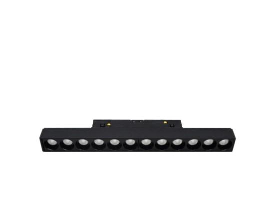 14W LED šviestuvas į magnetines sistemas VIOKEF MAGNETIC, juodas, 4000K, dimeriuojamas, 4244412