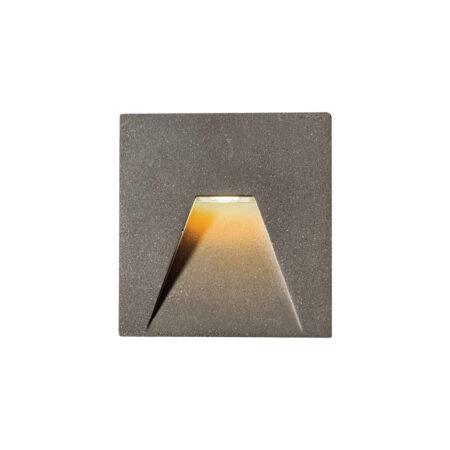 4W LED įleidžiamas sieninis lauko šviestuvas SPACE, pilkas, 3000K, IP65, 4289800