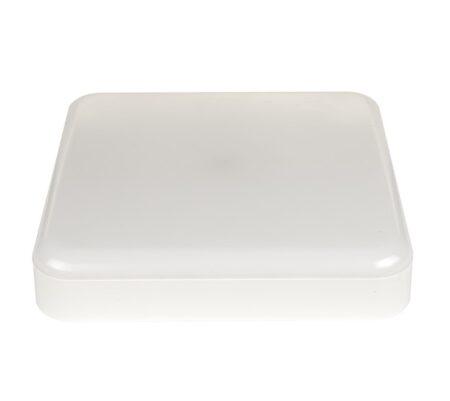10W LED plafonas SLIM, kvadratinis, baltas, 4000K, IP65, su judesio davikliu