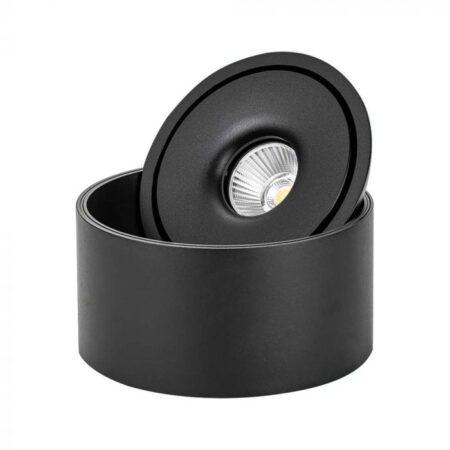 20W LED paviršinis šviestuvas, juodas, 3000-6400K