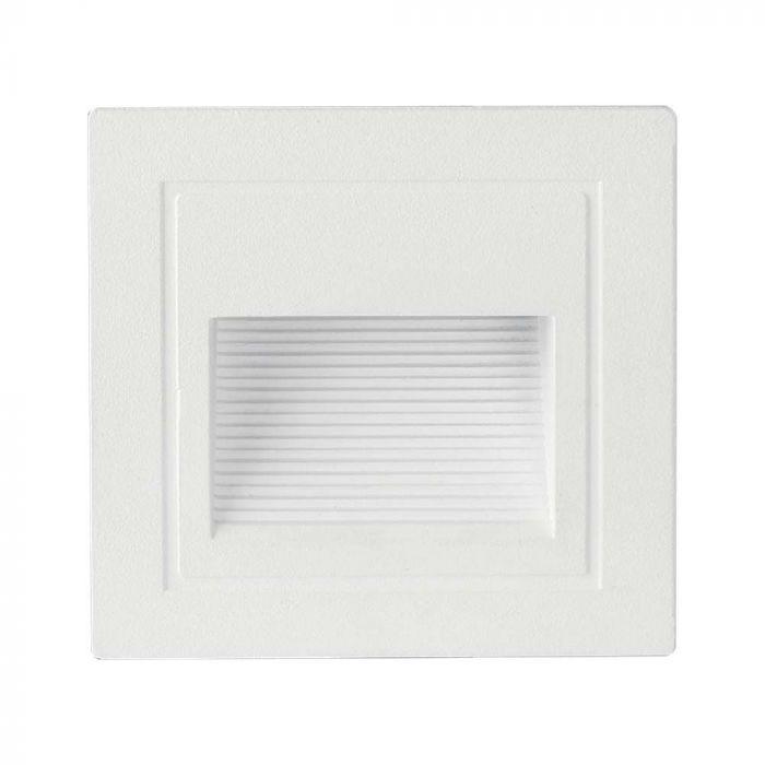 5W LED įleidžiamas šviestuvas laiptams, baltas, 3000K, IP65