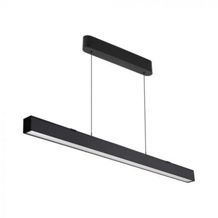 40W LED pakabinamas linijinis šviestuvas, juodas, 3000/4000/6400K