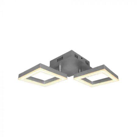 14W LED paviršinis šviestuvas, pilkas, 3000K