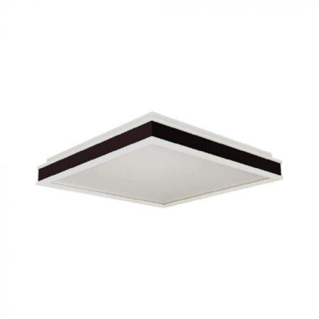 48W LED paviršinis šviestuvas, juodas, 4000K, dimeriuojamas