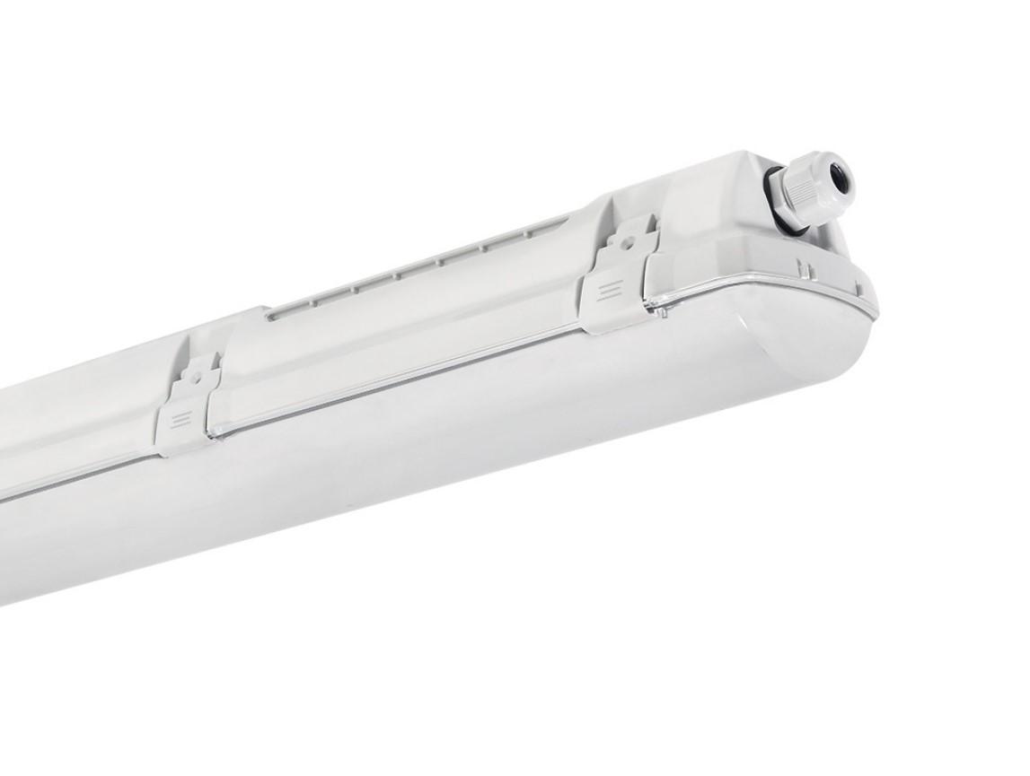 32,4W LED linijinis šviestuvas PRIMA SNS, 120cm, pilku korpusu, 4000K, su judesio davikliu
