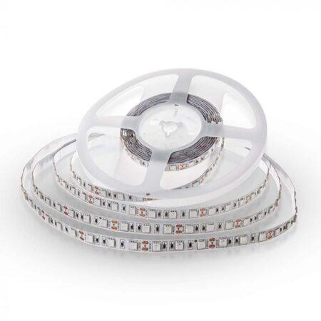 11W/m LED juosta, 60LED/m, 12V, 3000K, 5m ritė