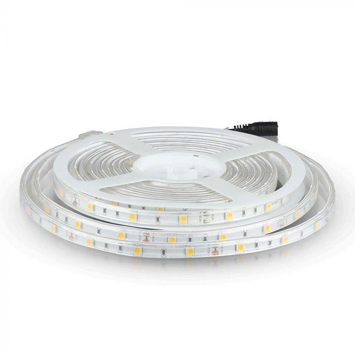 4W/m LED juosta, 30 LED/m, 12V, RGB, IP65, 5m ritė